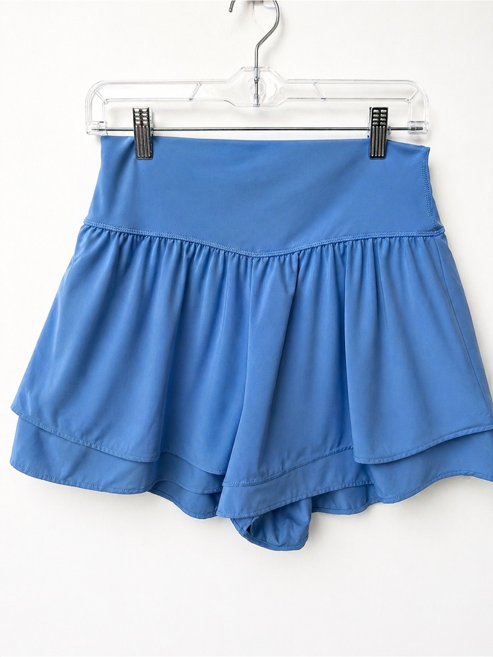 Yogalicious Blue Athletic Skort XL Flowy Tennis Running 2-in-1 Shorts